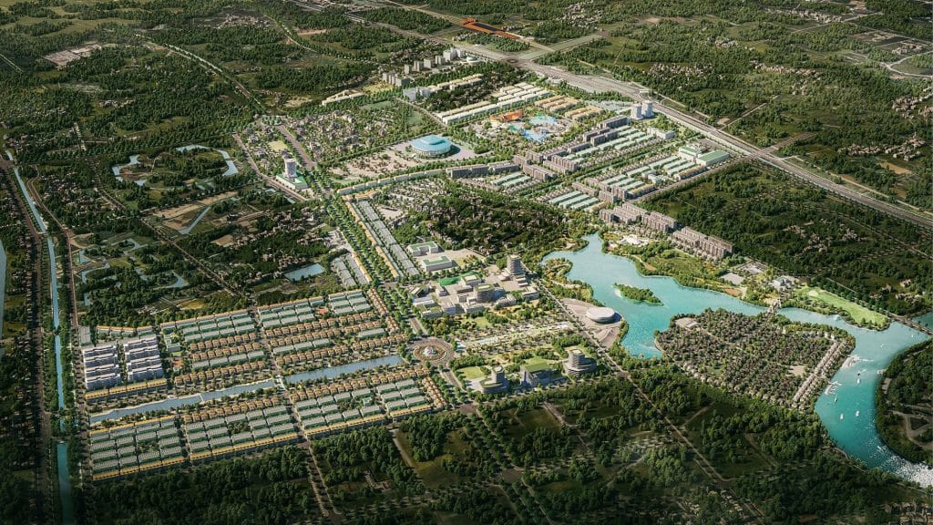 Tiêu Chuẩn Bàn Giao Thô Và Hoàn Thiện Mặt Ngoài Liền Kề Sun Bắc Ninh 3 Tổng thể dự án Sun Group Bắc Ninh