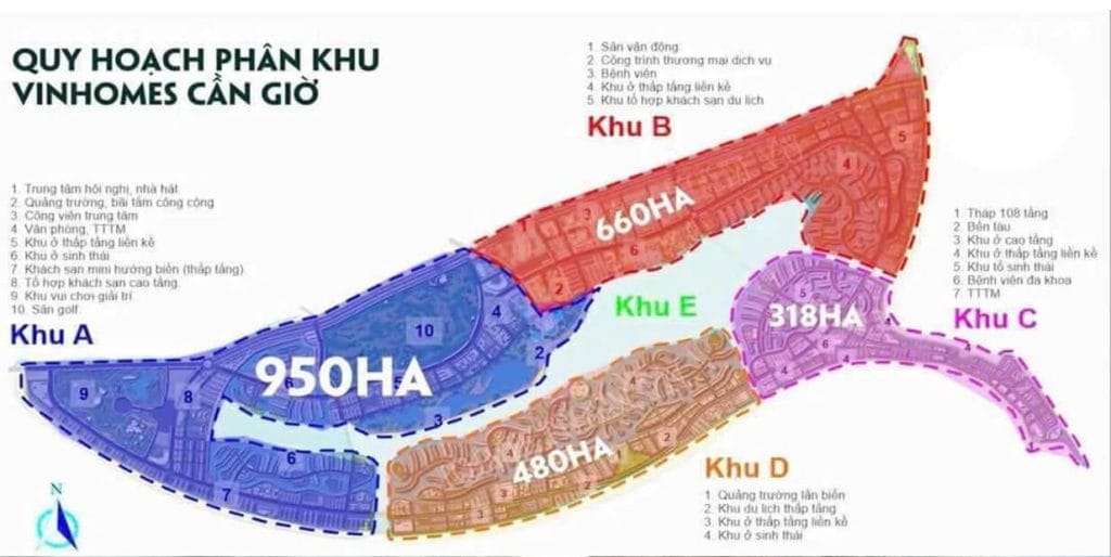 Quy hoạch dự án Vinhomes Cần Giờ