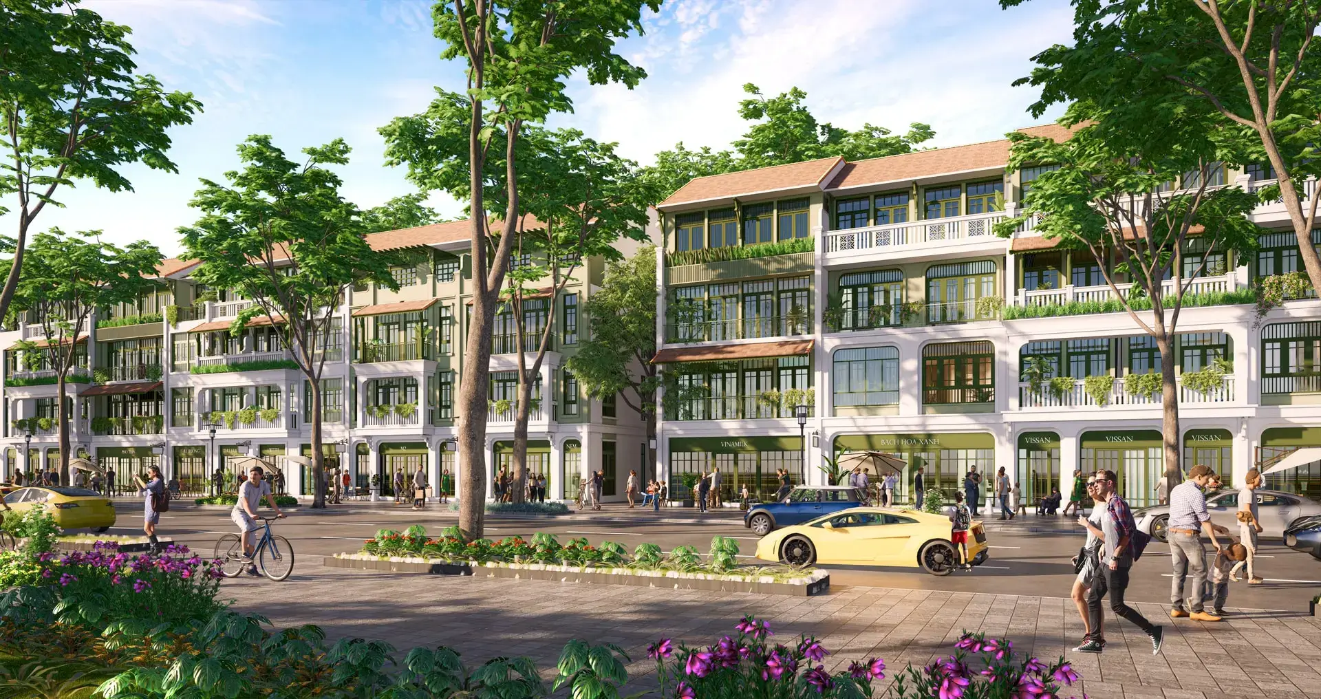 Tiêu Chuẩn Bàn Giao Thô Và Hoàn Thiện Mặt Ngoài Liền Kề Sun Bắc Ninh 1 Căn hộ liền kề với lối thiết kế hiện đại, đồng bộ, vừa là nơi an cư lý tưởng vừa mang giá trị đầu tư bền vững.